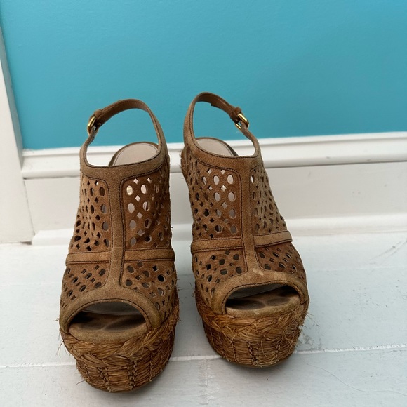 Prada Platform Espadrilles Size 7 - Picture 3 of 3